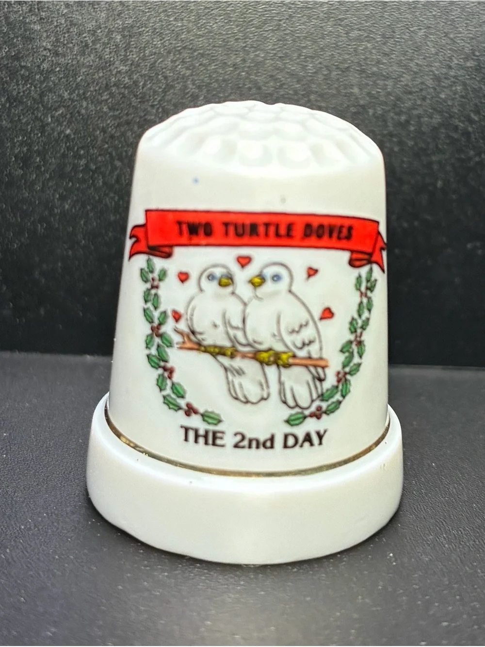 12 days of Christmas lot - 10 thimbles